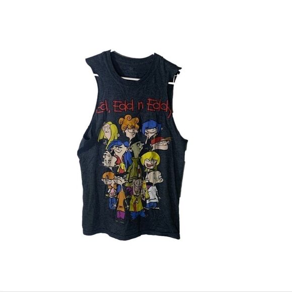 Cartoon Network Other - Cartoon Network Ed, Edd n Eddy Small Grey 90s Tank Top